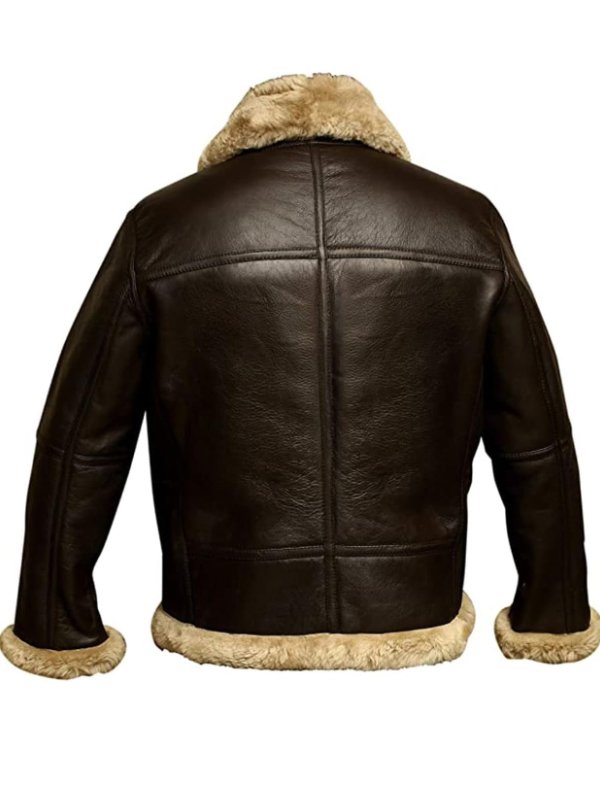 Marlo - Veste masculine Look cuir et intérieur doux style polaire