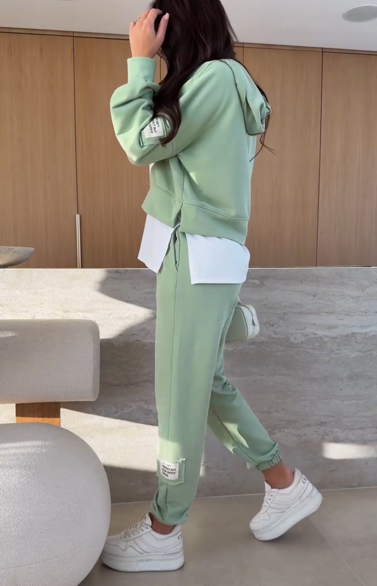 Alda - Ensemble Sweatshirt et Pantalon Élastique