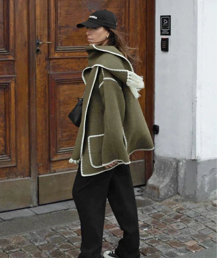 Evie – Manteau long au style élégant et naturel