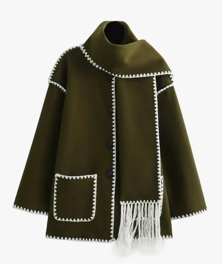Evie – Manteau long au style élégant et naturel
