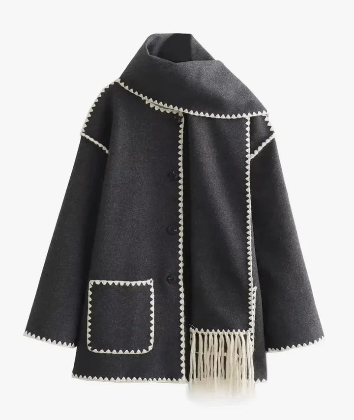 Evie – Manteau long au style élégant et naturel
