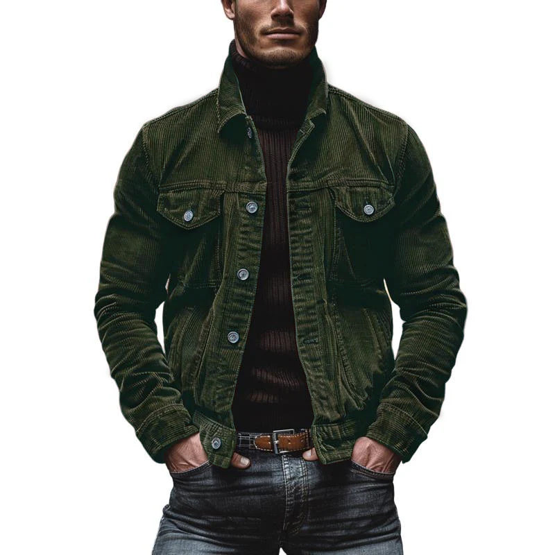 Eddie - Veste en velours côtelé vintage pour hommes
