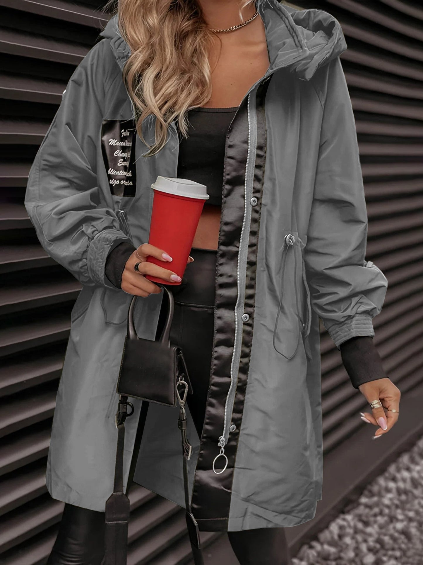 Evelin - Veste à capuche à manches longues