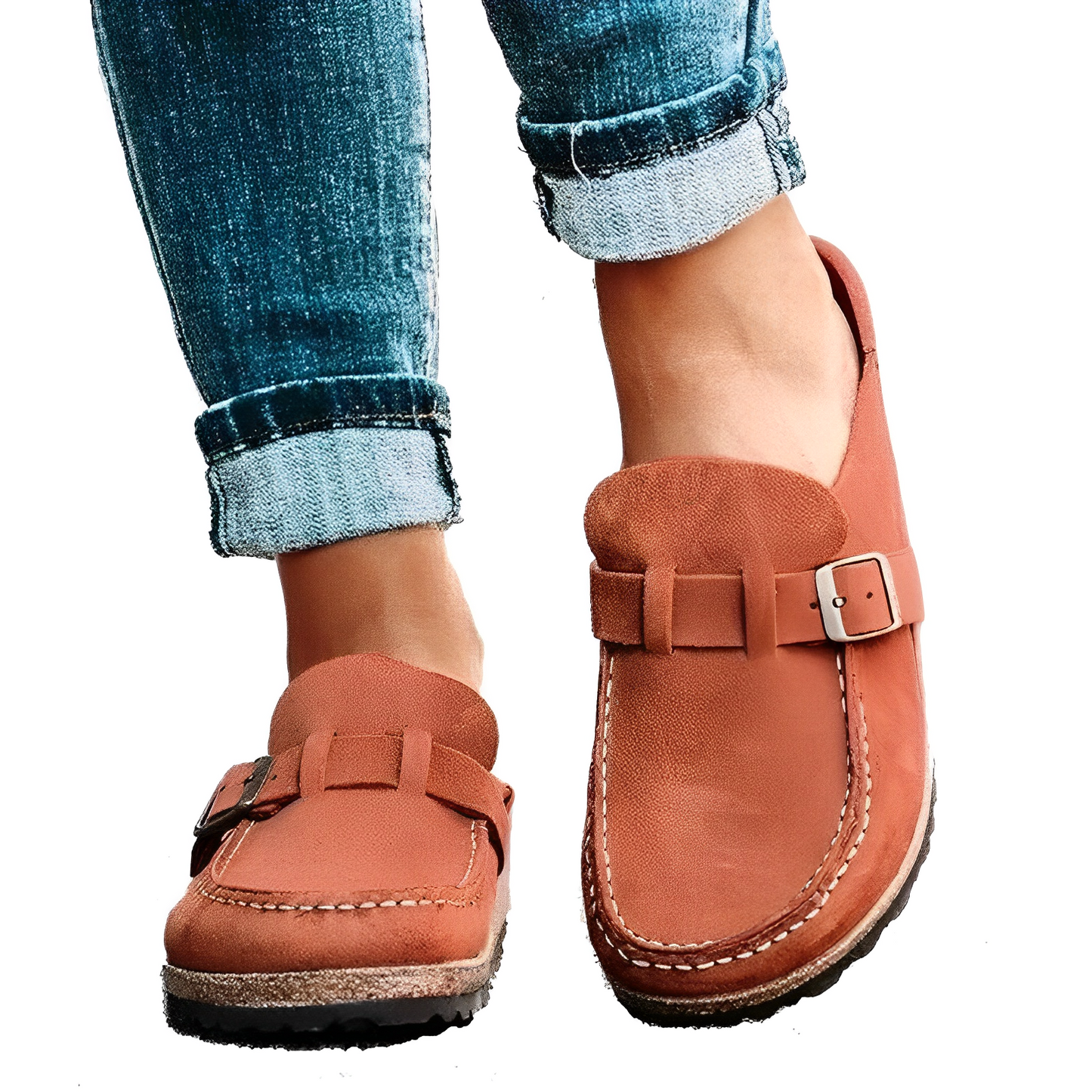 Lea - Sandales style mocassins pour femme