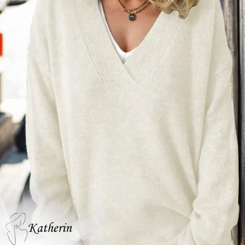 Katherin - Pull à col en V