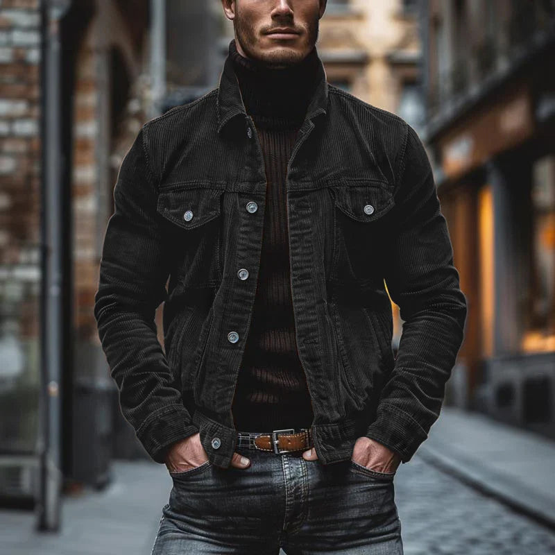 Eddie - Veste en velours côtelé vintage pour hommes