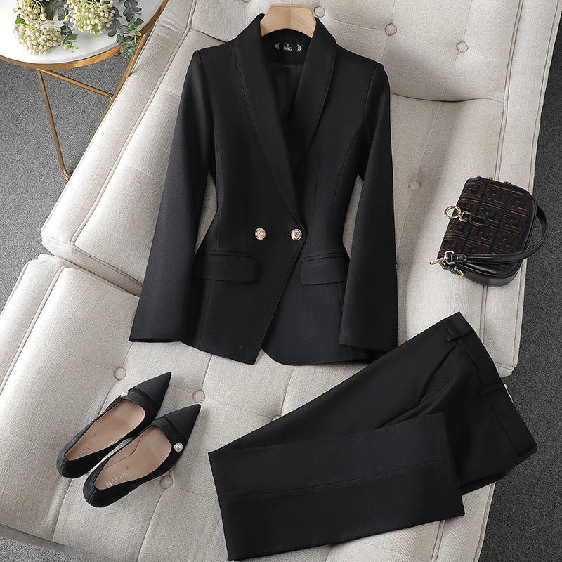 Kalea - Ensemble Blazer et Pantalon en Deux Pièces
