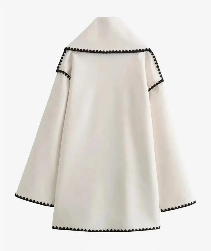 Evie – Manteau long au style élégant et naturel