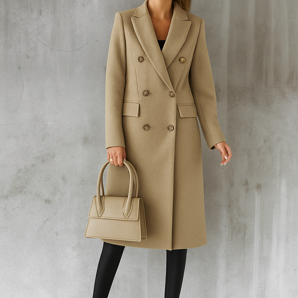 Leire - Manteau Trench Élégant - Noir - 3XL - Elise Marseille