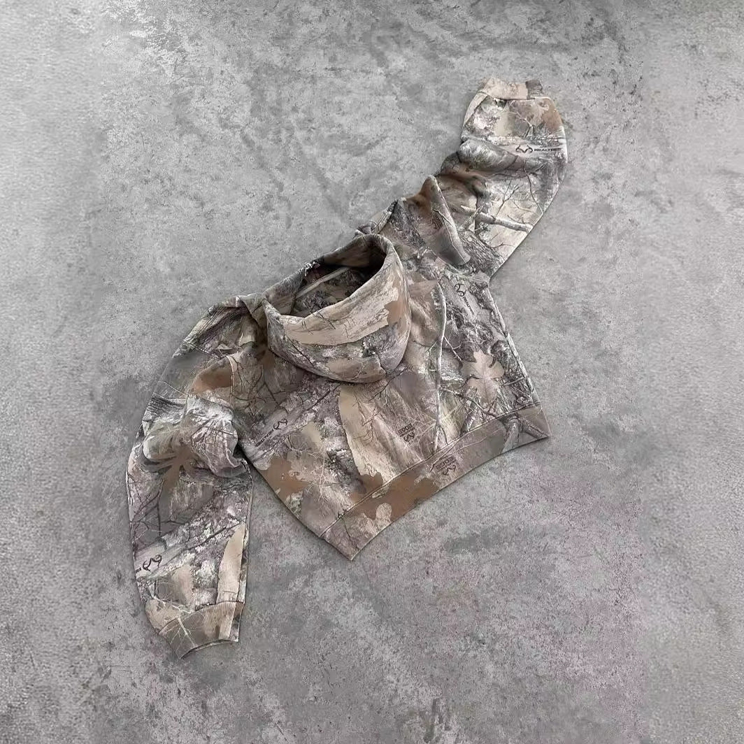 Benjamin - Sweat à capuche unisexe camouflage