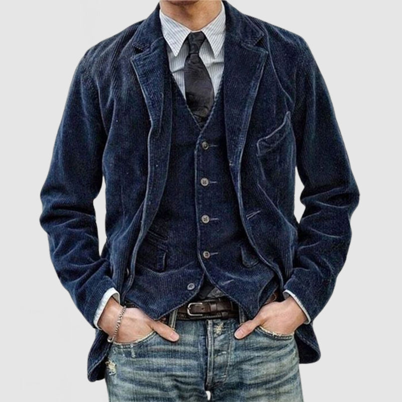 Ethan – Veste structurée au style vintage masculin