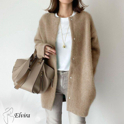 Elvira – Gilet boutonné au style raffiné