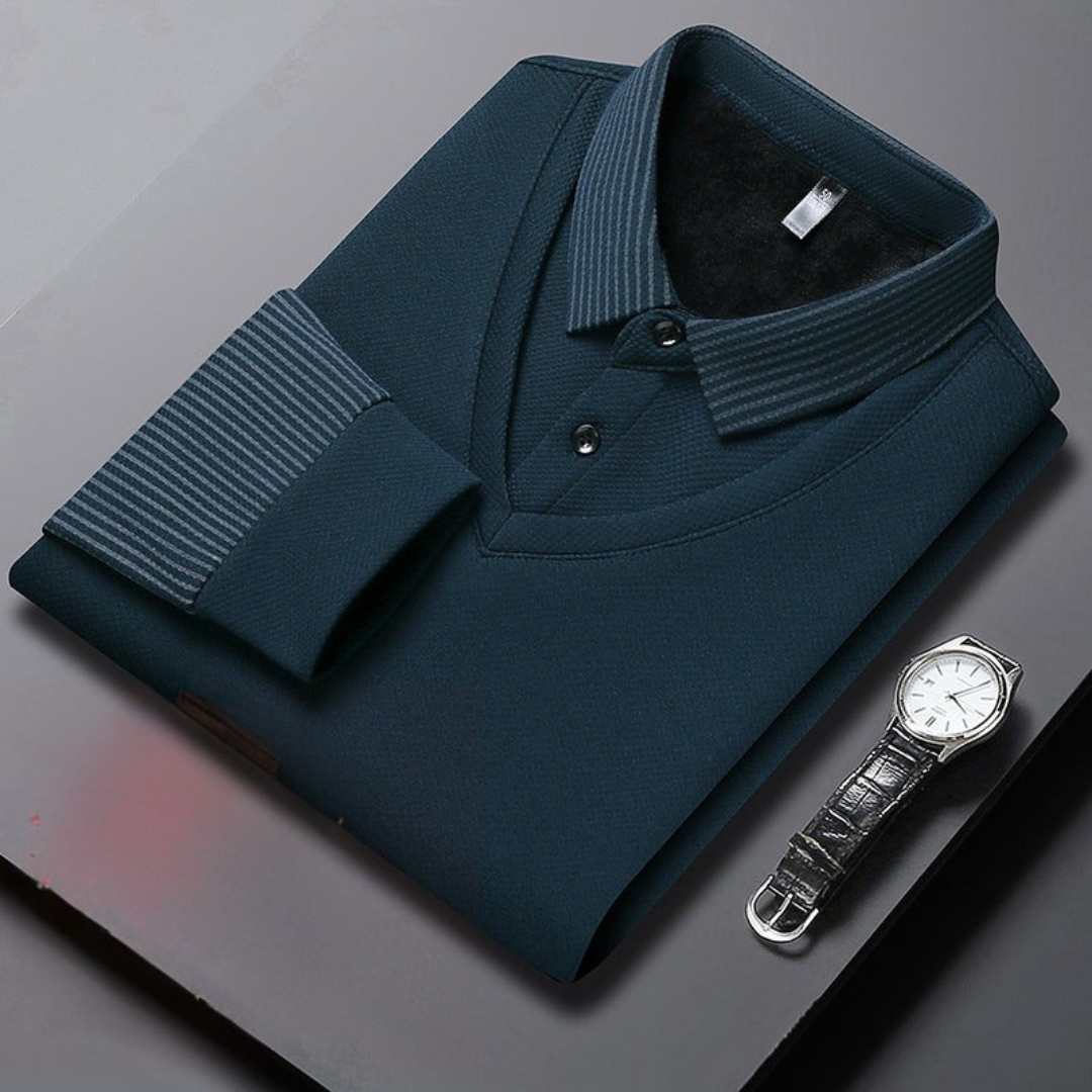 Charlie - Polo à manches longues pour hommes