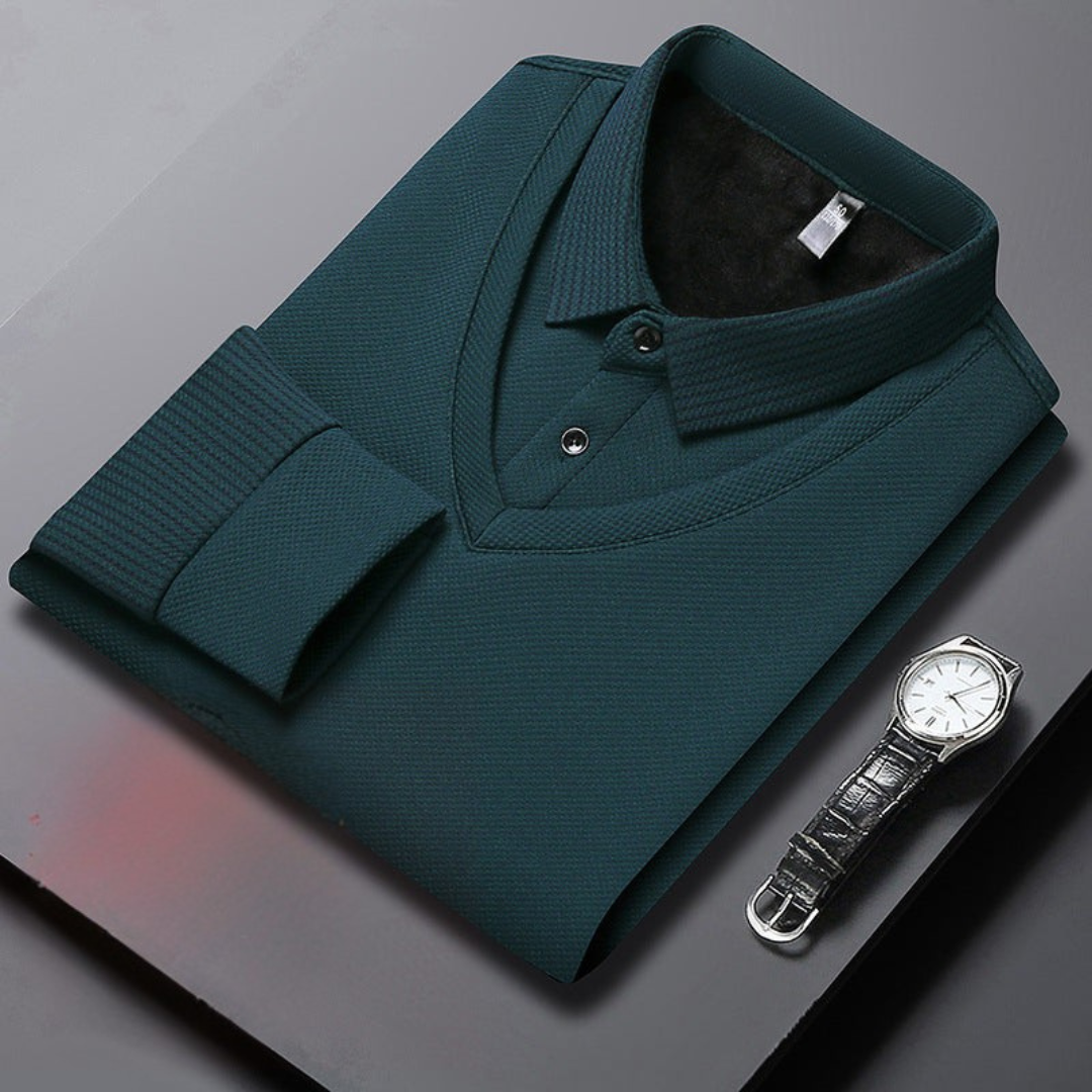 Charlie - Polo à manches longues pour hommes