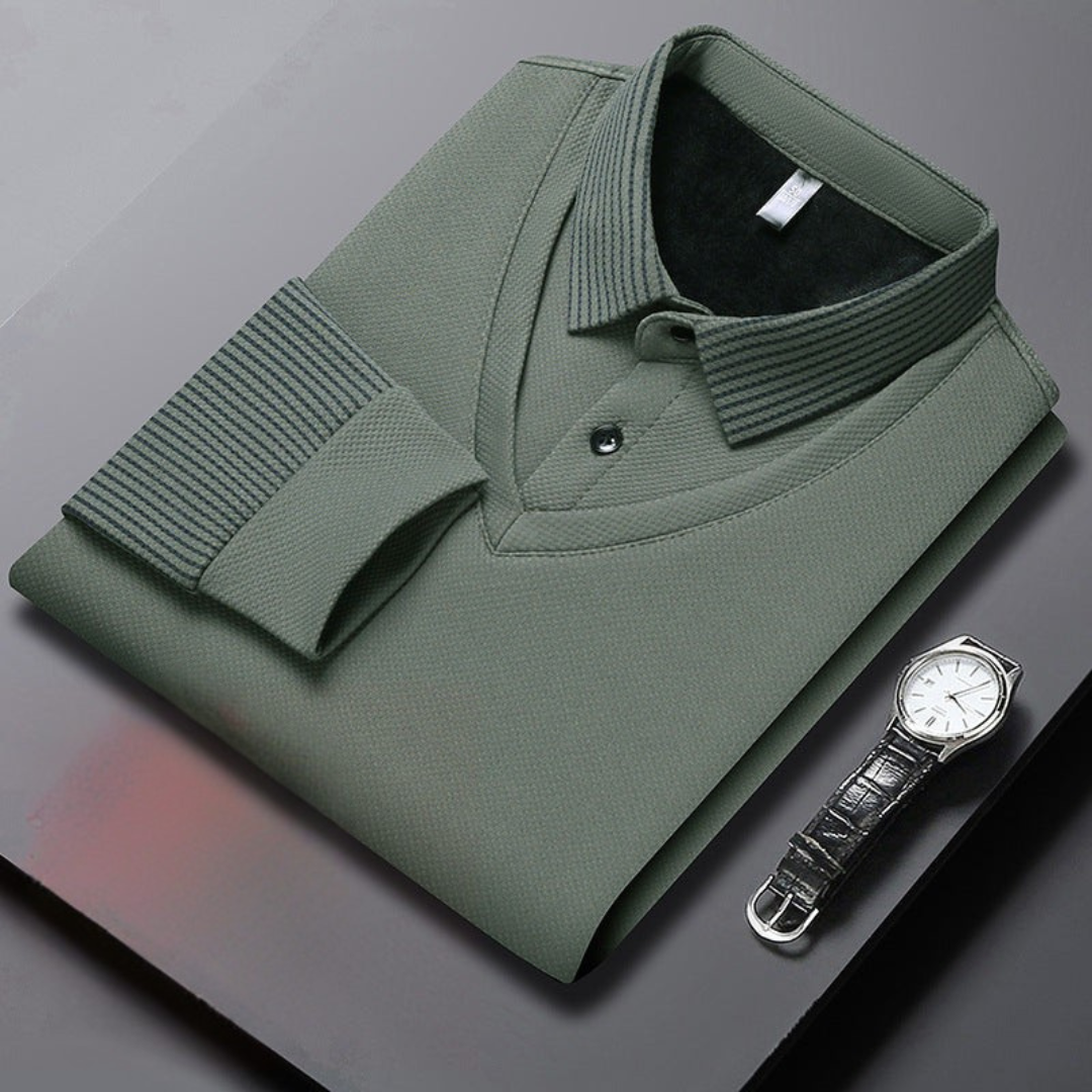 Charlie - Polo à manches longues pour hommes