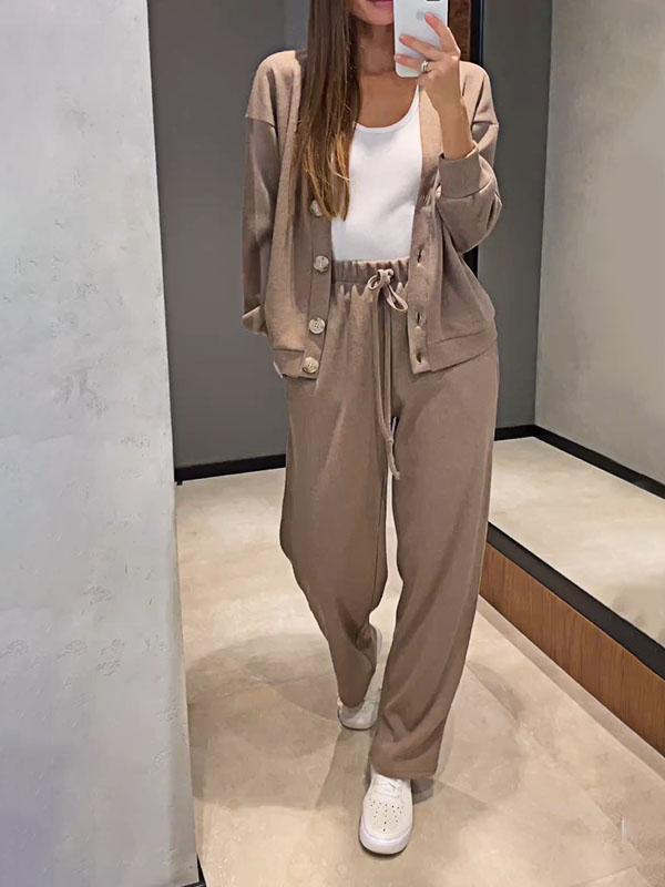 Giada - Ensemble veste et pantalon à boutons