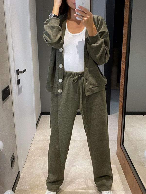 Giada - Ensemble veste et pantalon à boutons