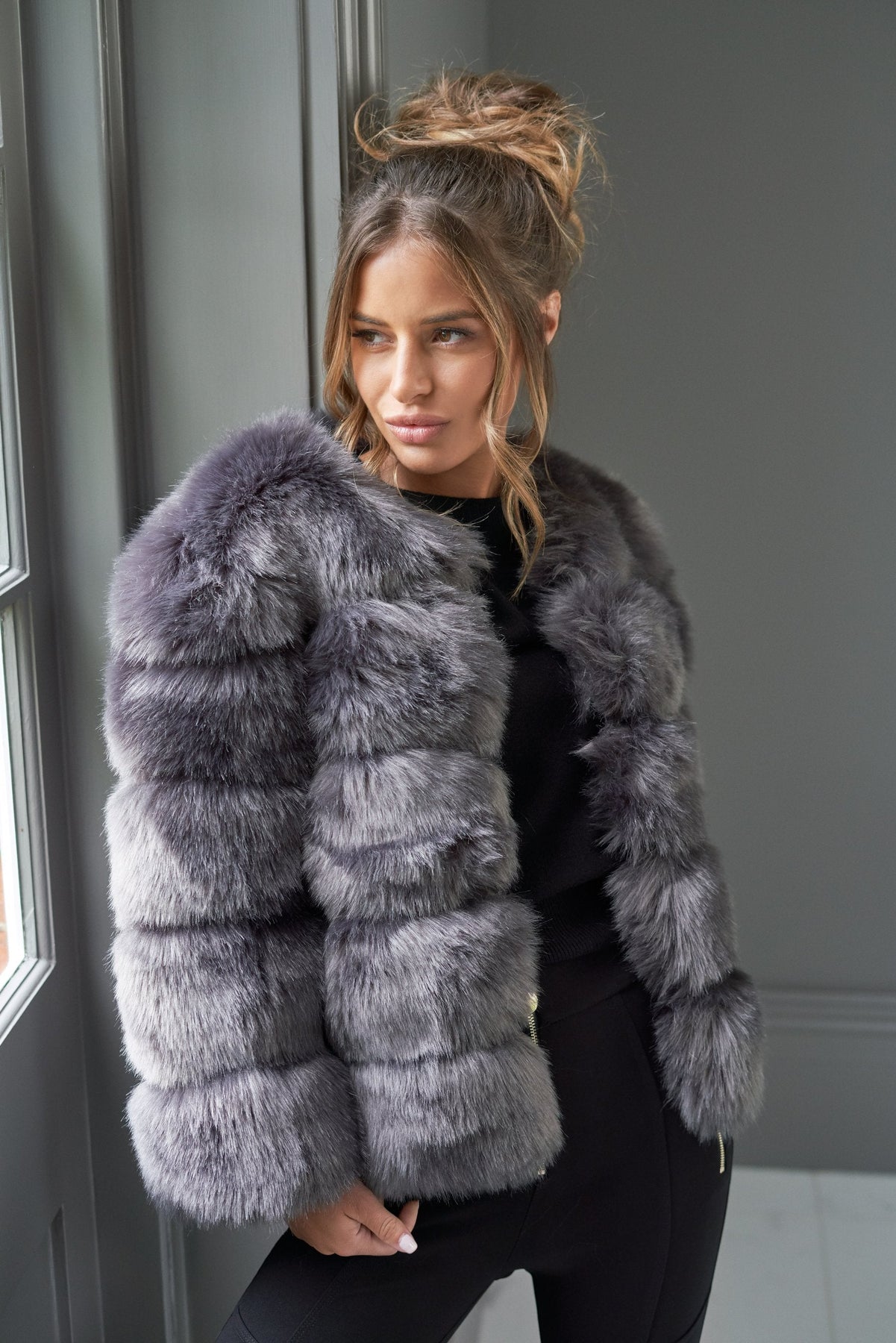 Nila - Veste en Cuir Synthétique Élégante