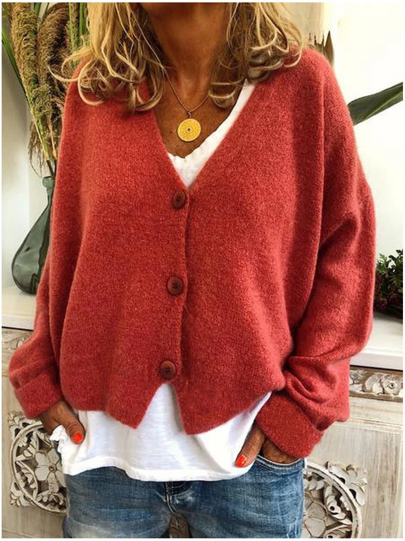 Aria - Pull court à boutons