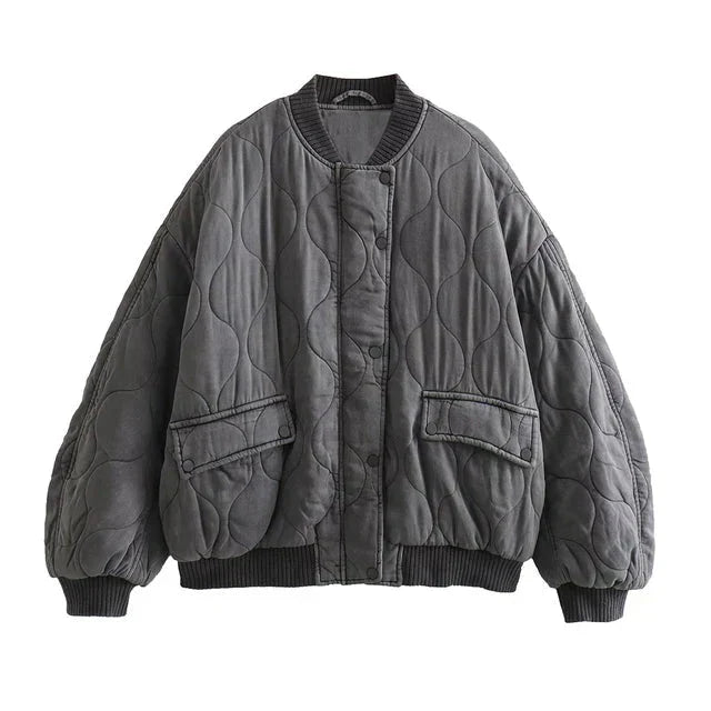 Flavia – Veste style bombardier coupe oversize