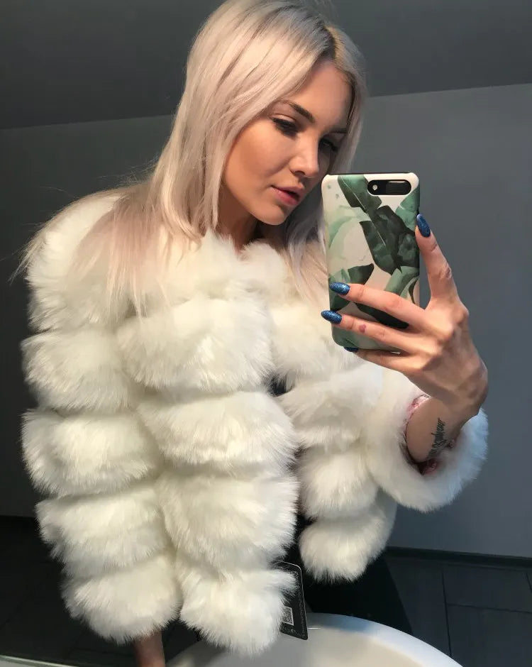Nila - Veste en Cuir Synthétique Élégante