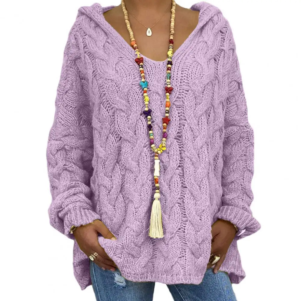 Milana – Sweat à capuche texturé au style raffiné