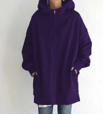 Keila - Hoodie Long avec Zip