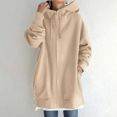 Keila - Hoodie Long avec Zip