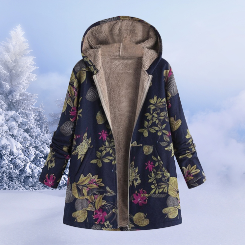 Nasya – Manteau à motif floral