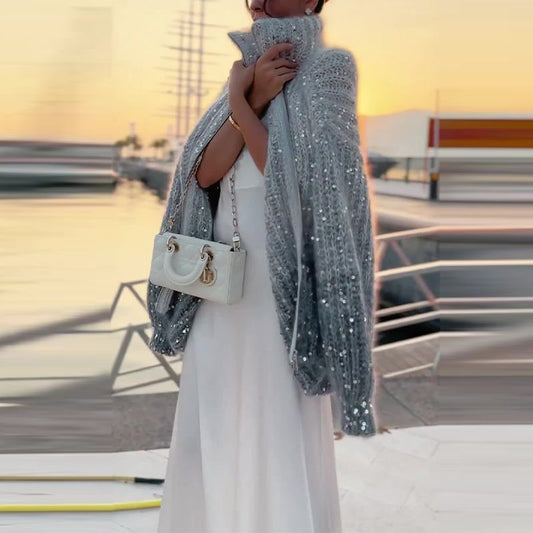 Celestina - Pull avec détails à paillettes