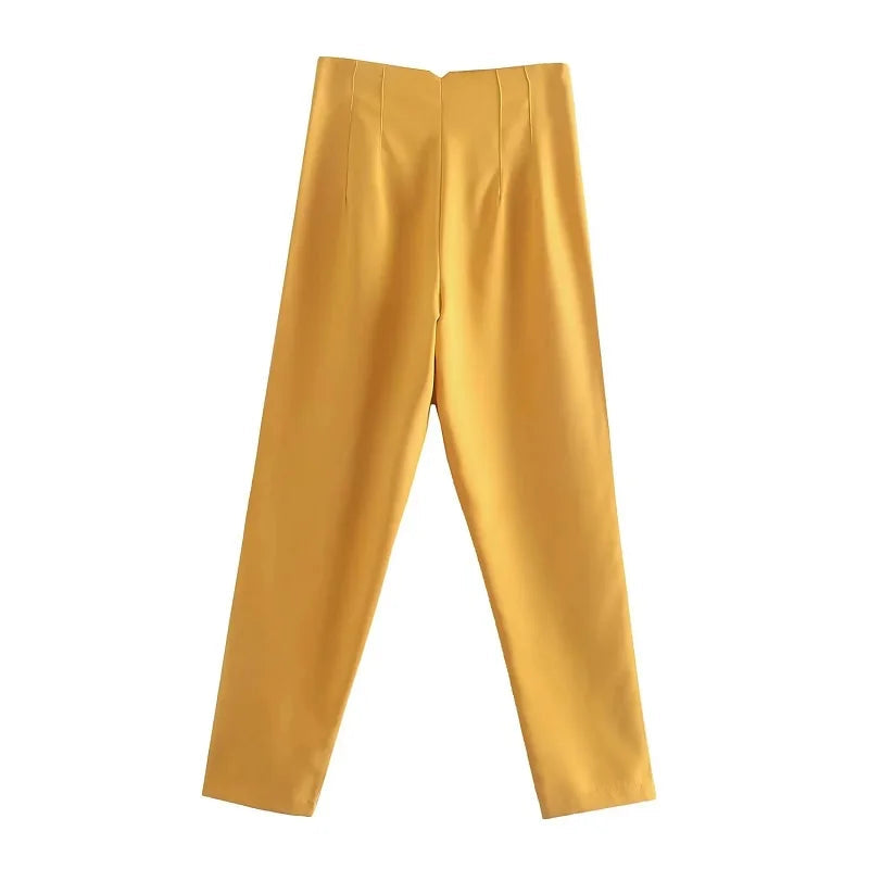 Claude - Pantalons élégants taille haute