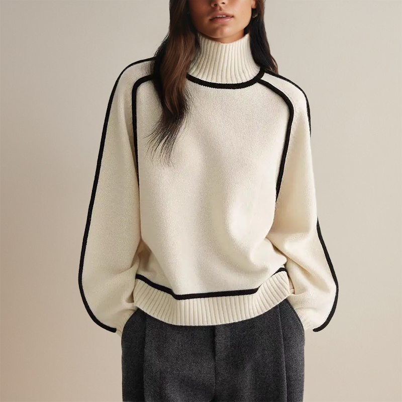 Freya – Manteau élégant à col montant