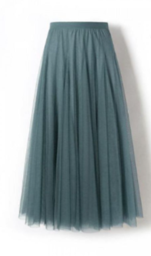 Lesley - Jupe Longue Style en Tulle