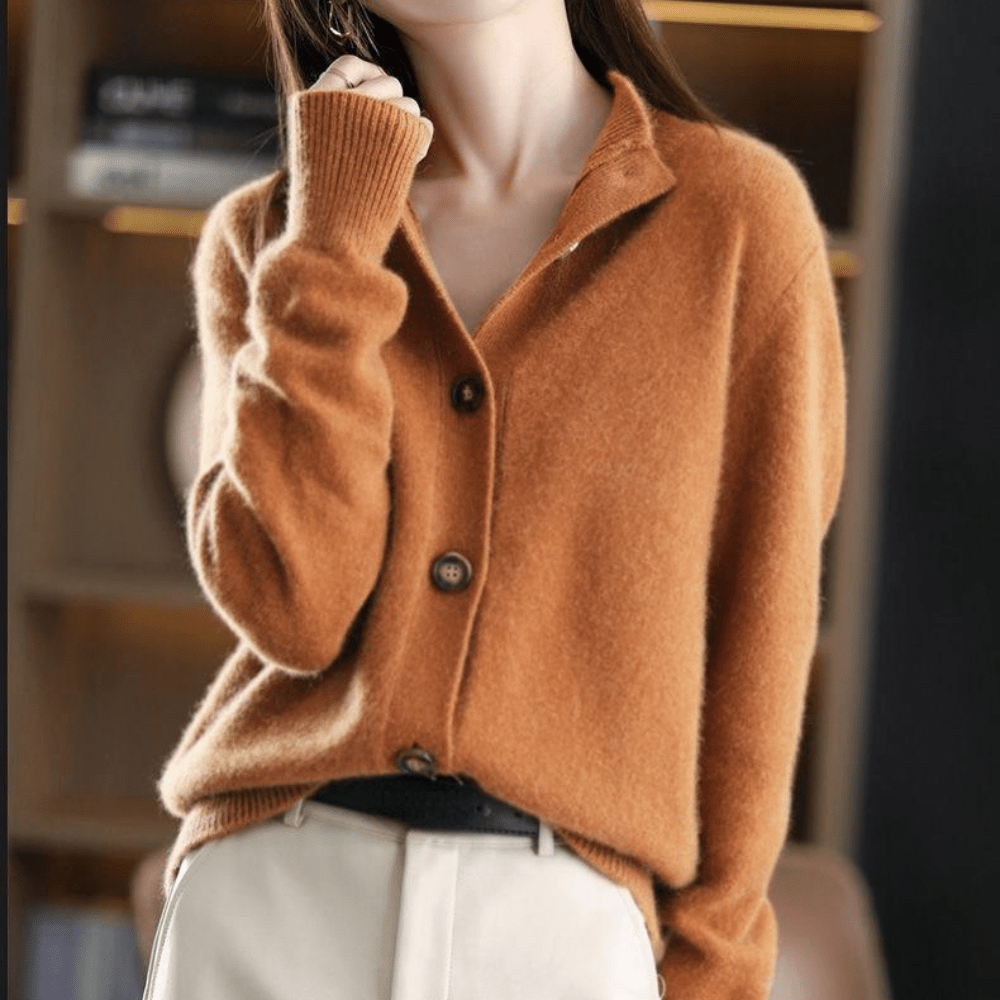 Jeza – Gilet raffiné à boutons et toucher doux