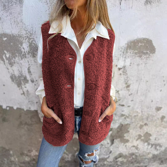 Elga - Gilet en Fleece pour Femmes