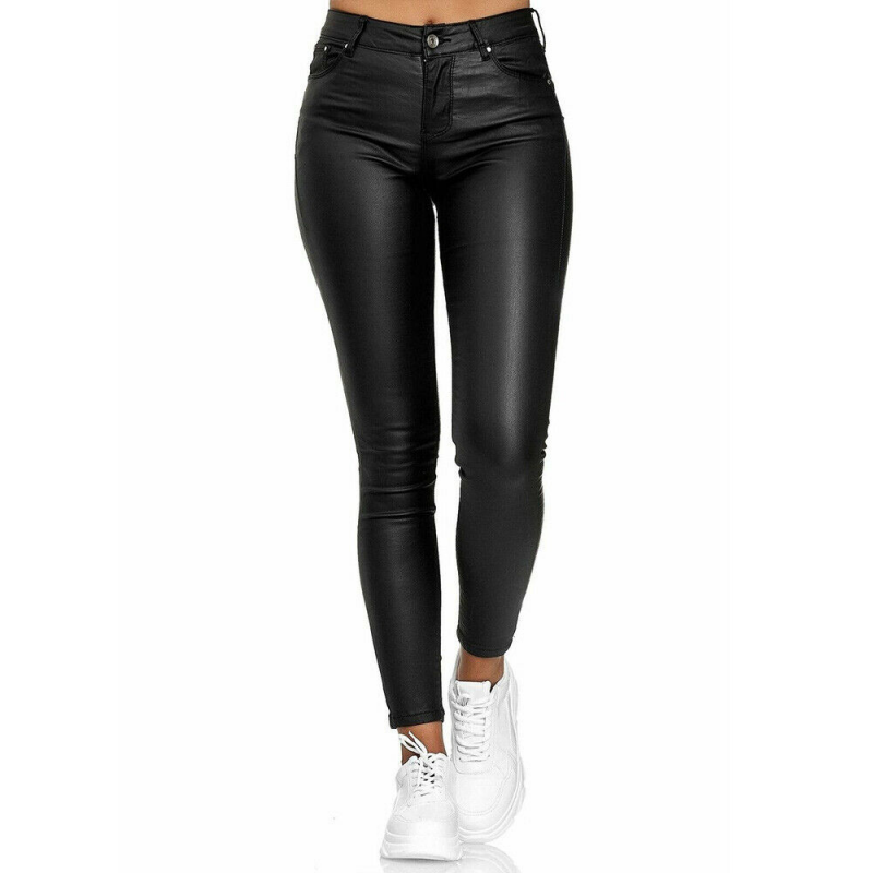 Anelies - Pantalon pour femme en similicuir