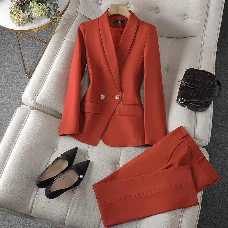 Kalea - Ensemble Blazer et Pantalon en Deux Pièces