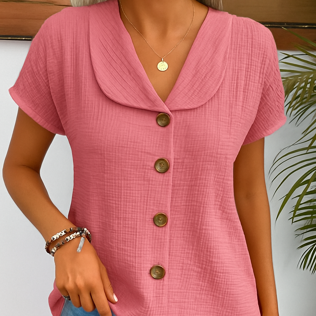 Laseth - T-shirt légère pour les journées d’été - Blanc - L - Elise Marseille