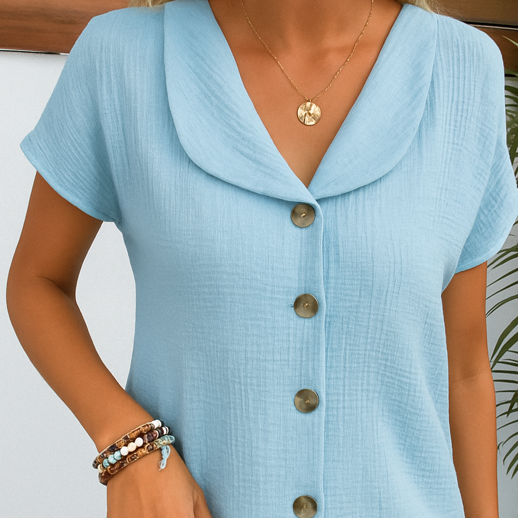 Laseth - T-shirt légère pour les journées d’été - Blanc - M - Elise Marseille