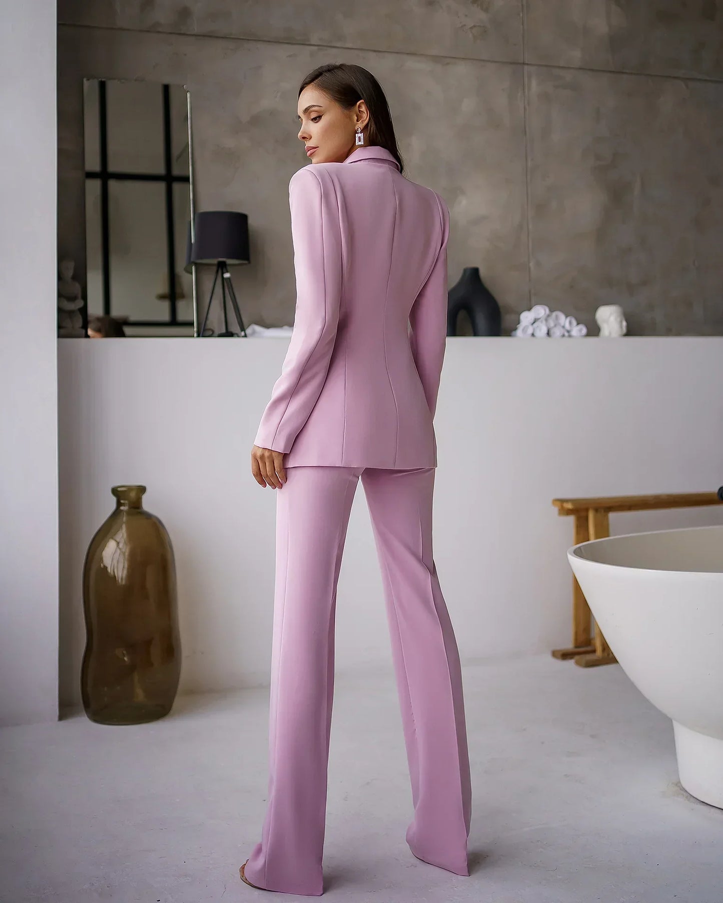 Afra - Costume Élégant Pantalon et Blazer