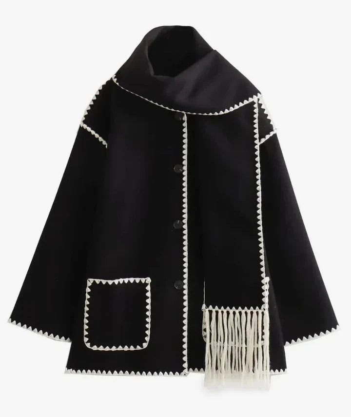 Evie – Manteau long au style élégant et naturel