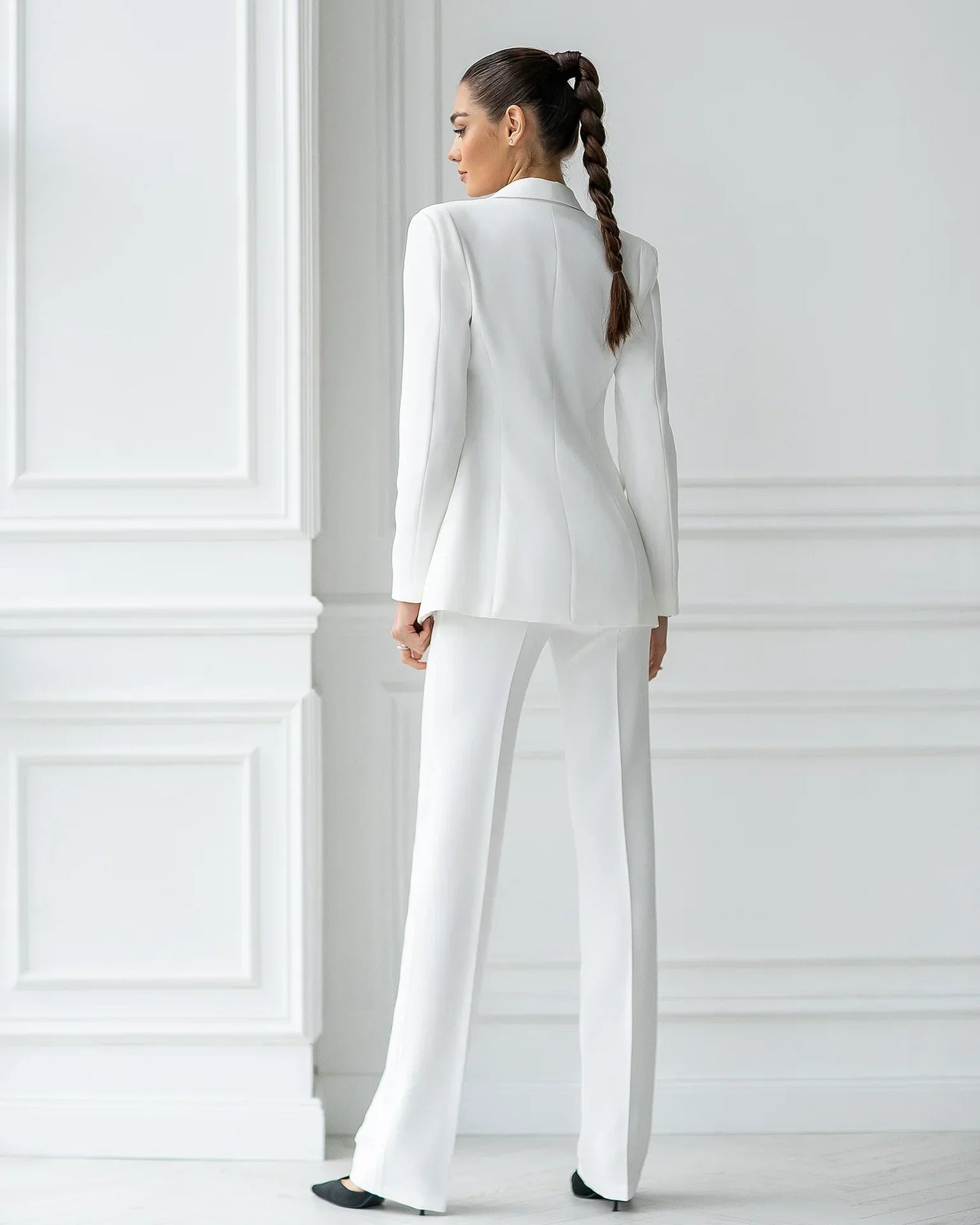 Afra - Costume Élégant Pantalon et Blazer