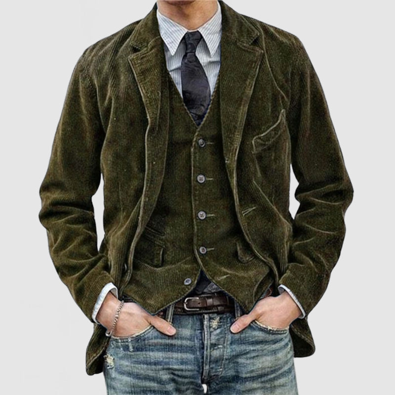 Ethan – Veste structurée au style vintage masculin