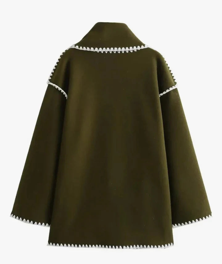 Evie – Manteau long au style élégant et naturel