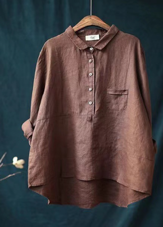 Alondra – Chemise style lin à coupe ample