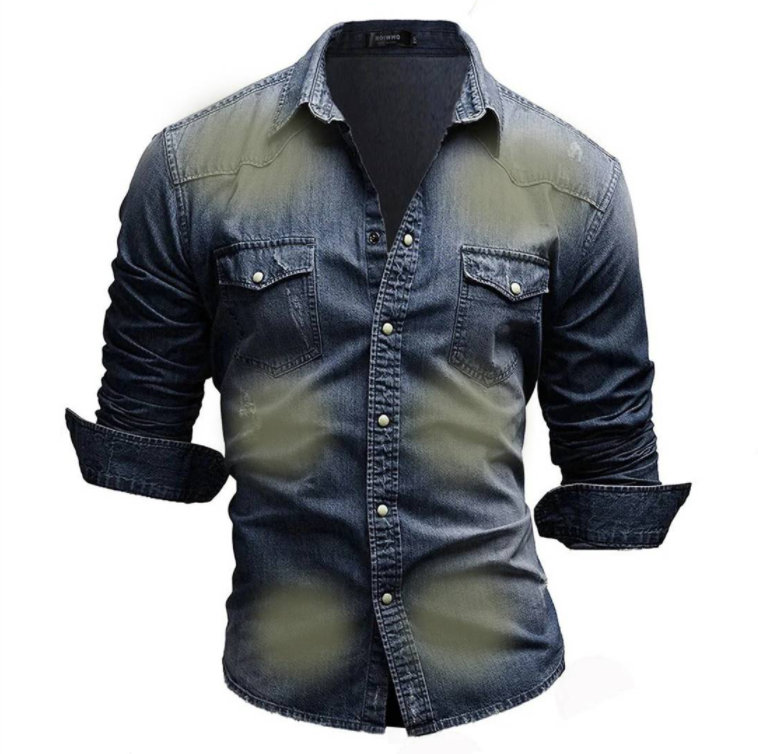 Alan - Chemise en Jean pour Homme