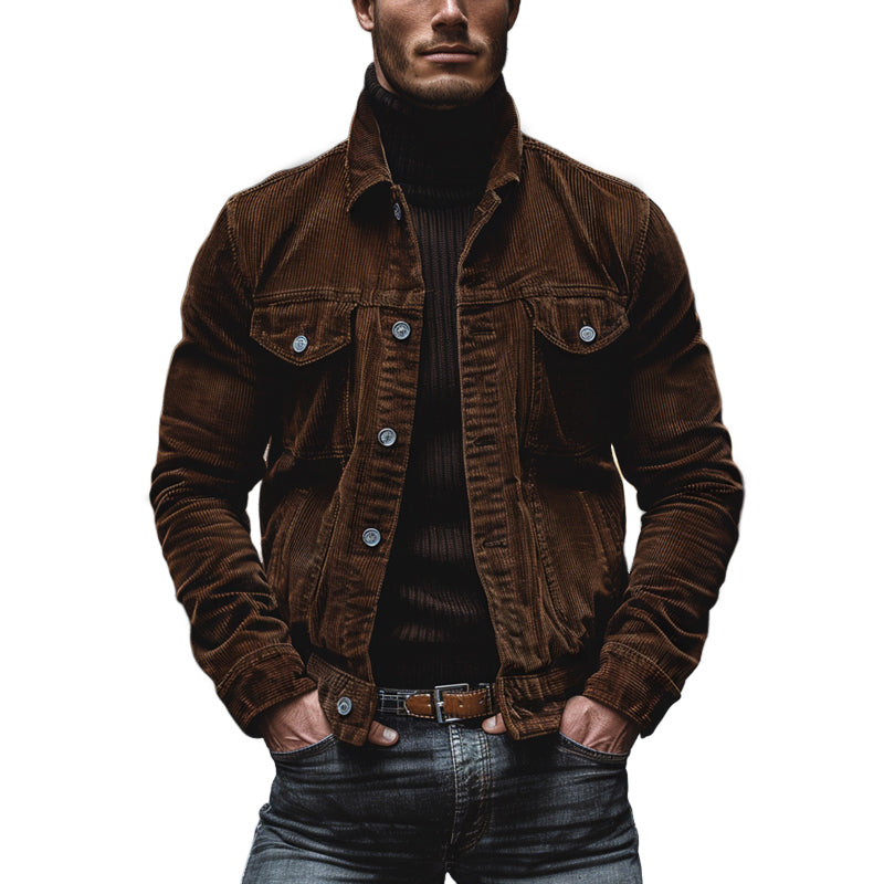 Eddie - Veste en velours côtelé vintage pour hommes