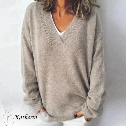 Katherin - Pull à col en V