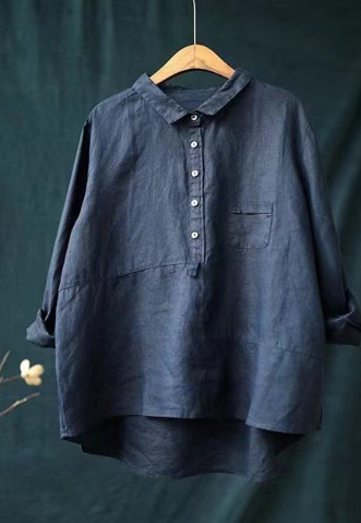 Alondra – Chemise style lin à coupe ample