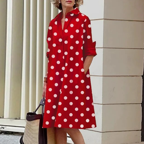 Yani - Robe Chemise Décontractée Unie